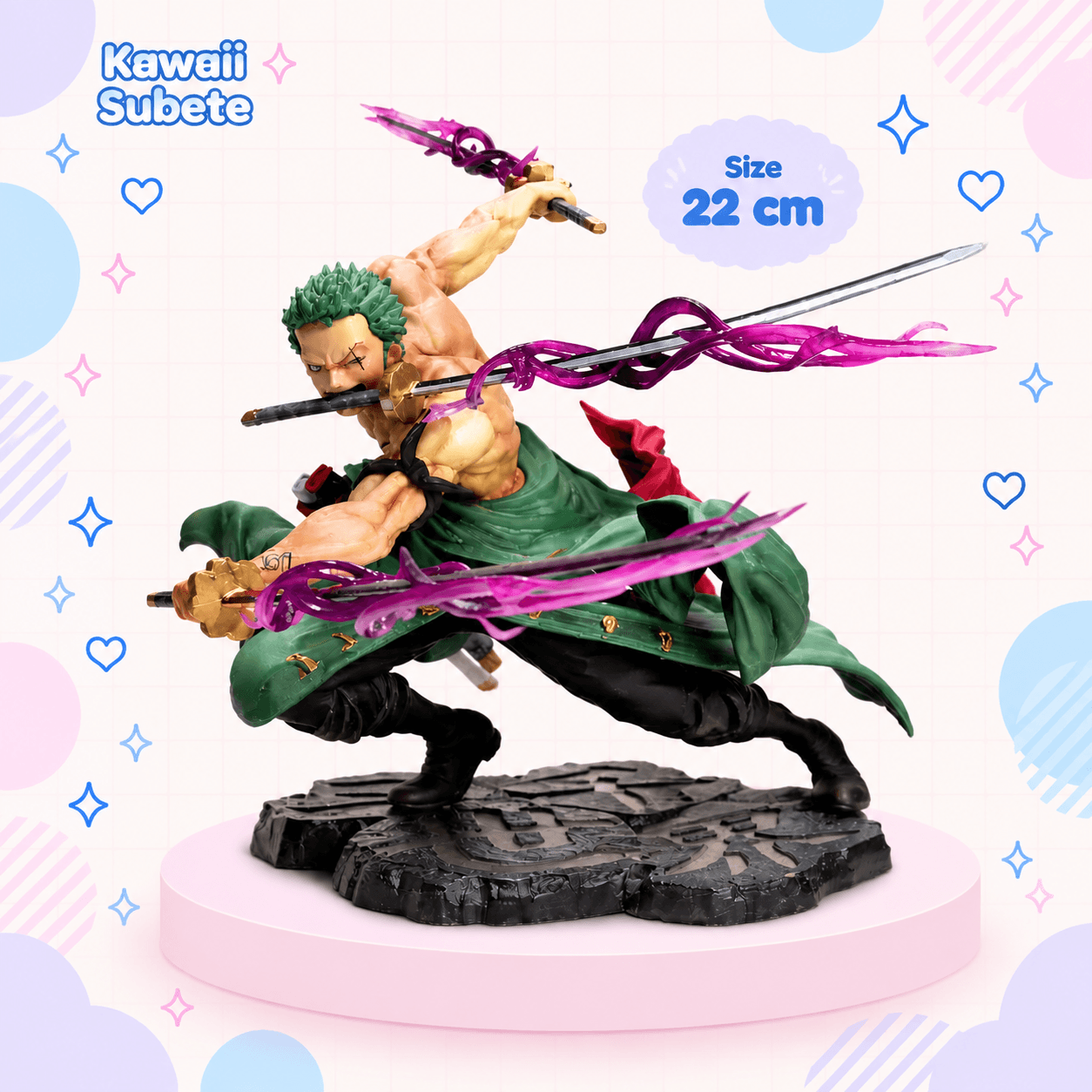 One Piece Action Figure – Roronoa Zoro (Three Thousand Worlds Sword Style)
